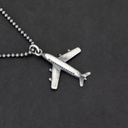 Handmade 925 sterling silver 'Airplane' necklace Emmanuela - handcrafted for you