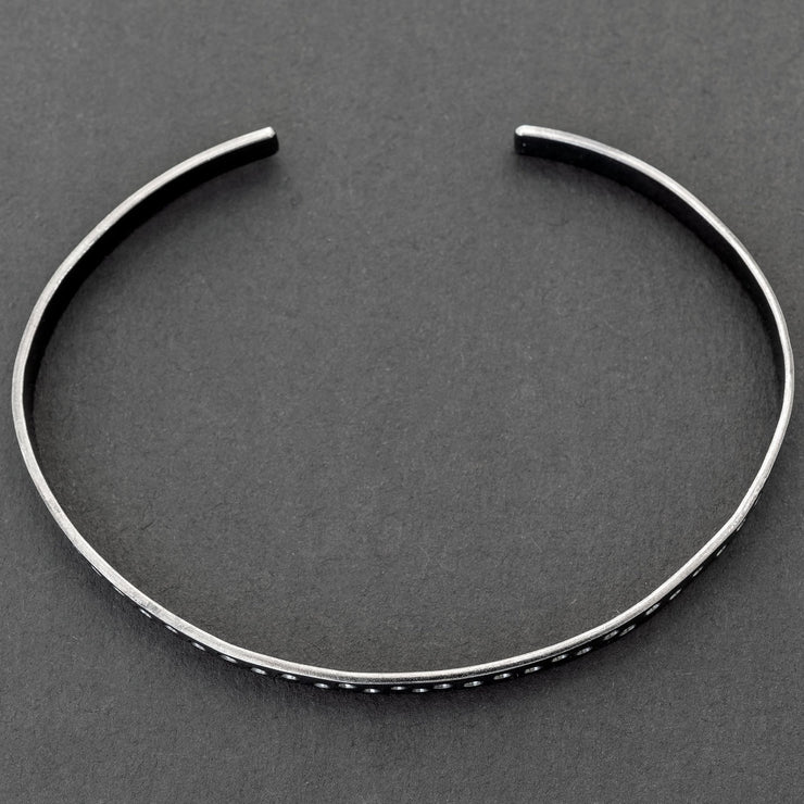 Handmade 925 sterling silver Cuff bracelet for men Emmanuela - handcrafted for you