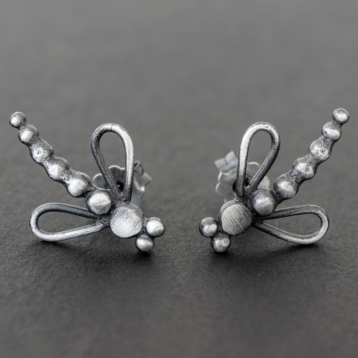 Handmade 925 sterling silver 'Insects' earrings Emmanuela - handcrafted for you