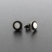 Handmade 925 sterling silver Round earrings Emmanuela - handcrafted for you