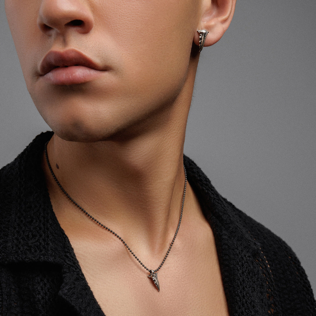 Crab claw earring for men