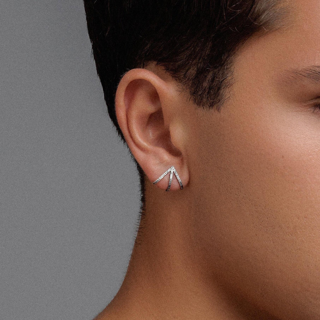 Men's "Triple" Earrings