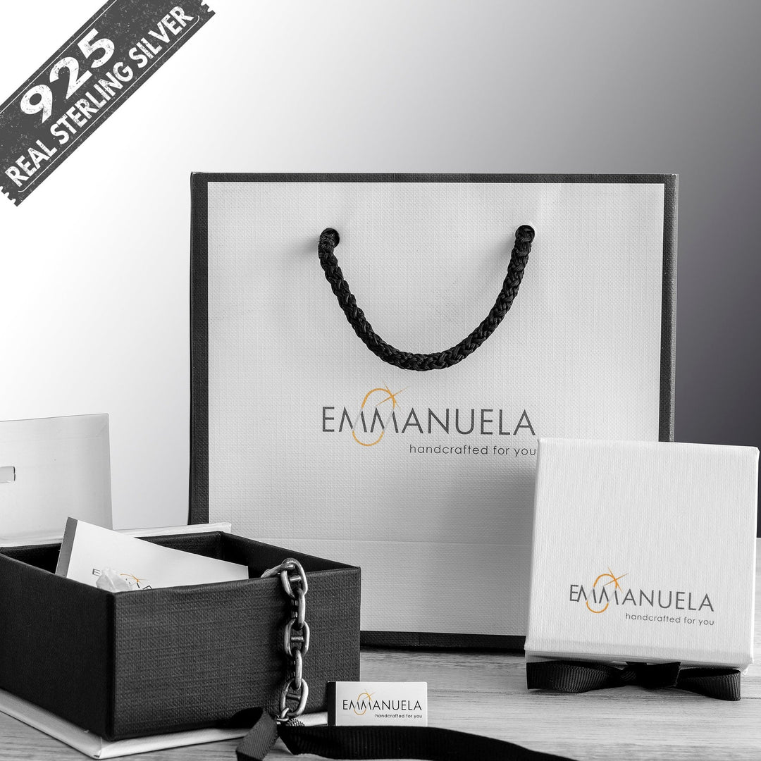 Κρεμαστά σκουλαρίκια με πέτρες κουάρτζ - Emmanuela - handcrafted for you®