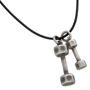 'Dumbell' necklace for men