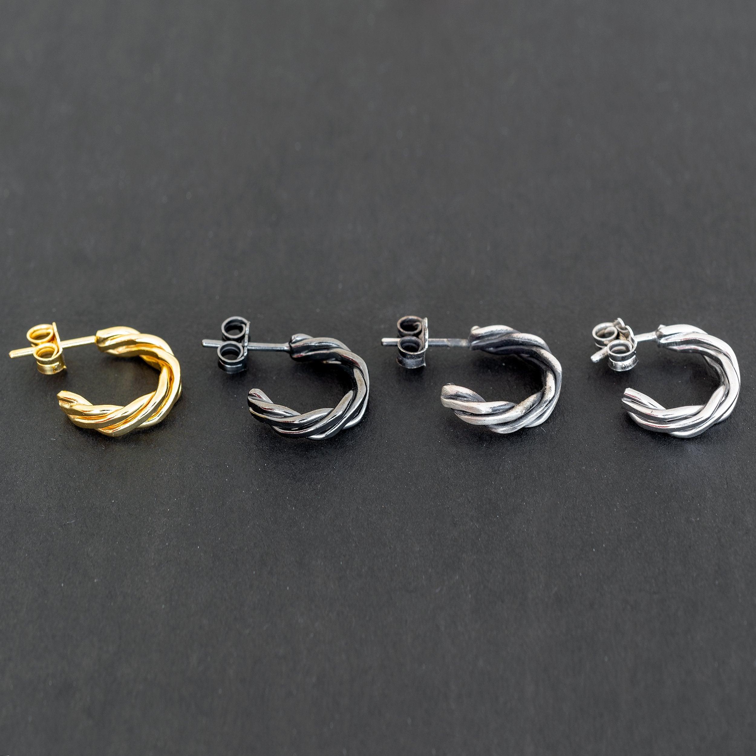 Anting pria cincin - Emmanuela - dibuat dengan tangan untuk Anda®