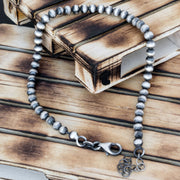 Sterling silver ball chain bracelet for men | male gift | Emmanuela®