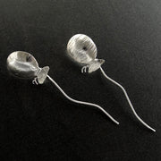 Handmade 925 sterling silver 'Balloon' earrings Emmanuela - handcrafted for you