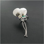 Handmade 925 sterling silver 'Balloons' ring Emmanuela - handcrafted for you