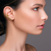 Sterling silver ear cuff earring, no piercing required | Emmanuela®