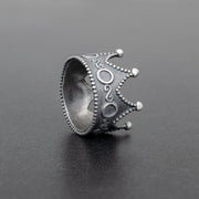 Handmade 925 sterling silver 'Crown' ring Emmanuela - handcrafted for you