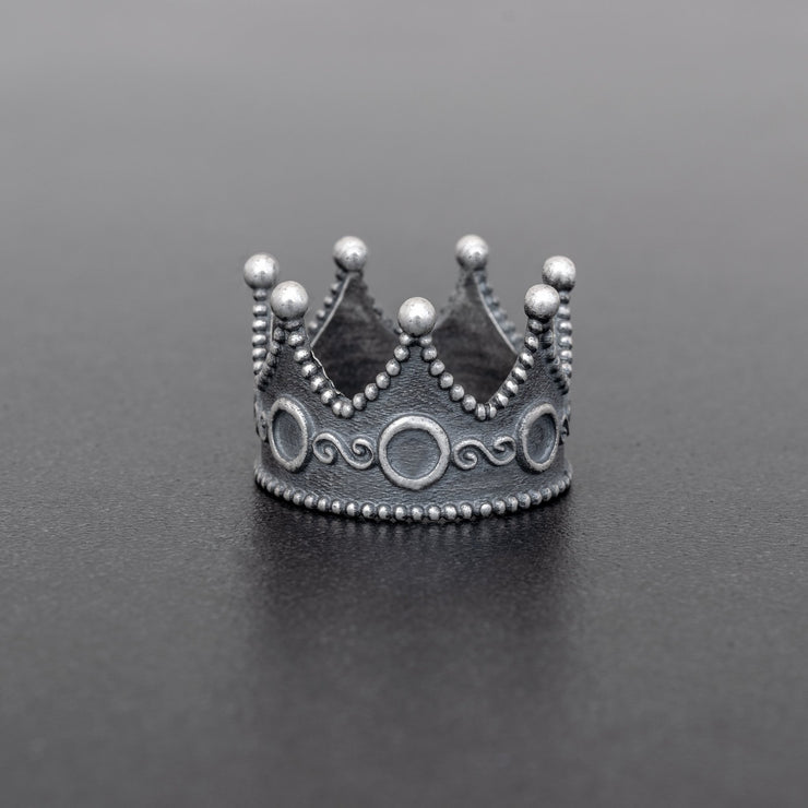 'Crown' ring for men