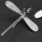 Handmade 925 sterling silver 'Dragonfly' earrings Emmanuela - handcrafted for you
