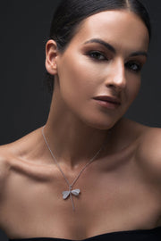 Handmade 925 sterling silver 'Dragonfly' necklace Emmanuela - handcrafted for you