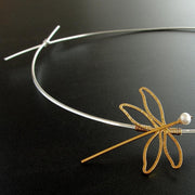 Handmade 925 sterling silver 'Dragonfly' wedding crowns Emmanuela - handcrafted for you