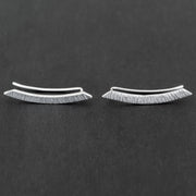 Handmade 925 sterling silver Ear climbers for men Emmanuela - handcrafted for you