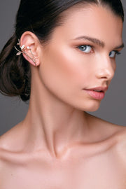 Handmade 925 sterling silver Ear cuff & climber earrings Emmanuela - handcrafted for you