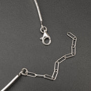 Handmade 925 sterling silver Hammered choker necklace Emmanuela - handcrafted for you