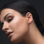 Helix ear cuff earring with pearl, boho chic jewelry by Emmanuela®