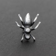 Handmade 925 sterling silver 'Insect' earring for men Emmanuela - handcrafted for you