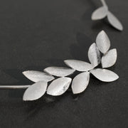 Handmade 925 sterling silver 'Olive leaves' choker Emmanuela - handcrafted for you