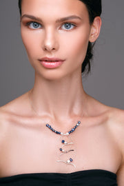 Handmade 925 sterling silver 'Seagulls' necklace Emmanuela - handcrafted for you