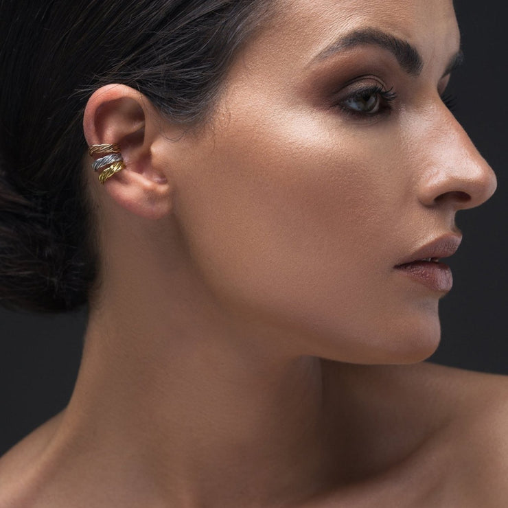 Set of 3 ear cuff earrings, trending earcuff jewelry by Emmanuela®