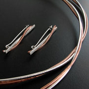 Handmade 925 sterling silver Silver & copper wedding crowns Emmanuela - handcrafted for you
