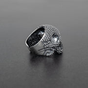Handmade 925 sterling silver 'Skull' ring for men Emmanuela - handcrafted for you
