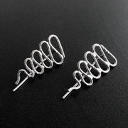 Handmade 925 sterling silver 'Snakes' ear climbers Emmanuela - handcrafted for you