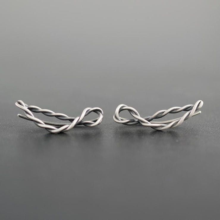 925 sterling silver ear climbers | Emmanuela® women minimalist jewelry